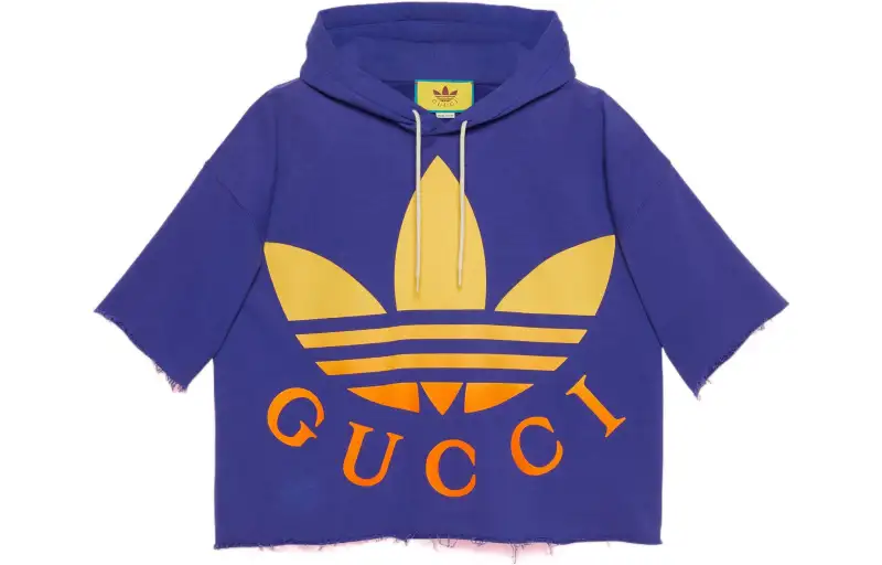 GUCCI x Adidas Originals Sweatshirt Men's Dark Blue