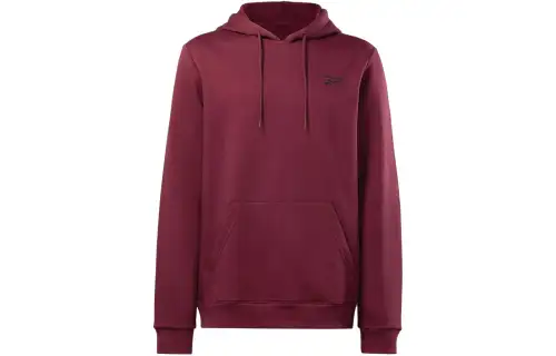 Reebok RI LEFT CHEST LOGO HOOD Sweatshirt Men's Burgundy