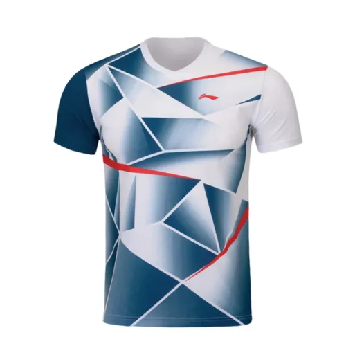 Li Ning T Shirts Men's Crew Neck Moderate Straight Fit