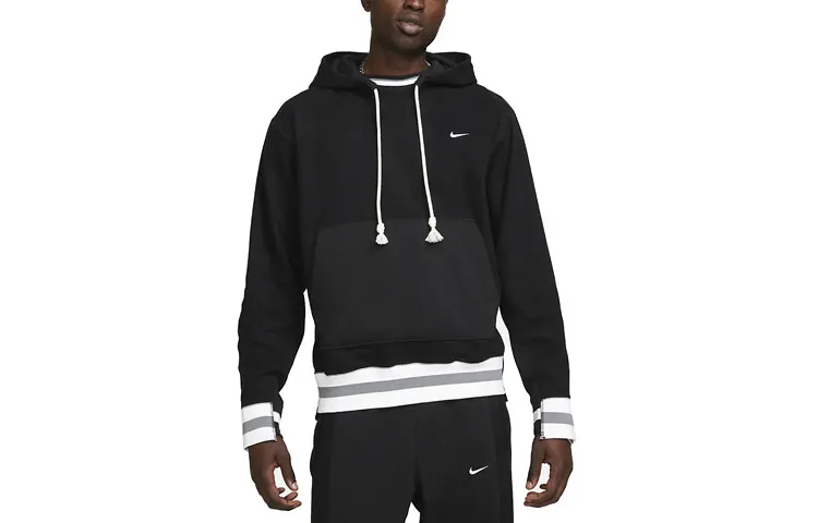 Nike Sweatshirts Men's Black Hooded Moderate Regular