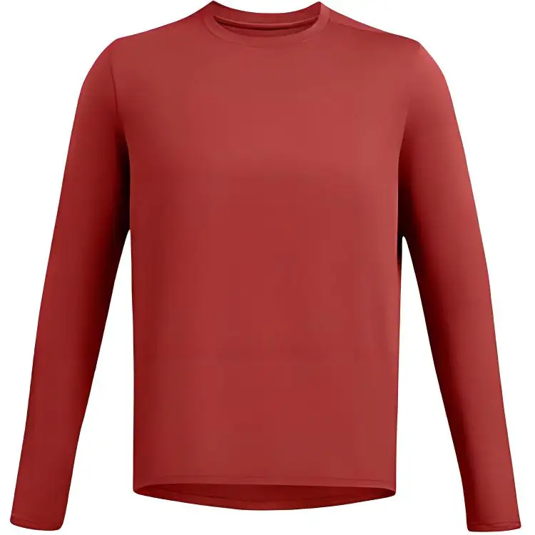 Under Armour T Shirts Men's Red Crew Neck Moderate Straight Fit