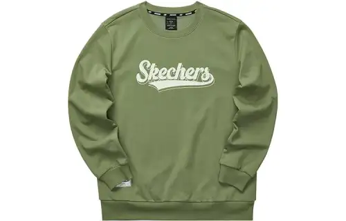 Skechers Sweatshirts Unisex Chromium Green Crew Neck Moderate Other