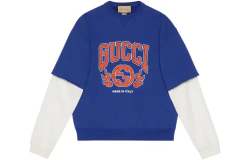 GUCCI Chinese New Year SS24 Sweatshirt Men's Blue