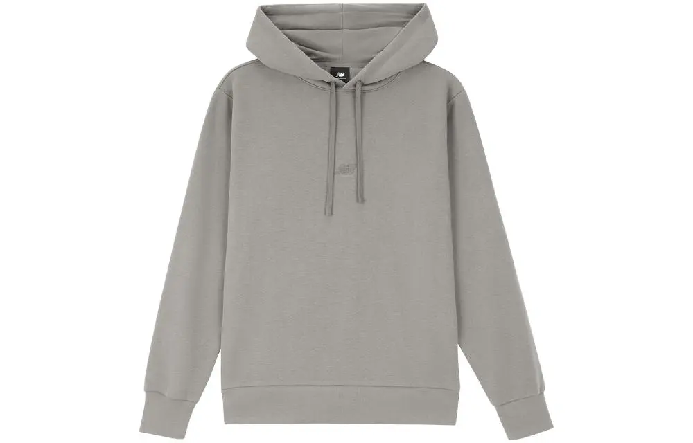 New Balance Sweatshirts Men's Gray Hooded Moderate Regular