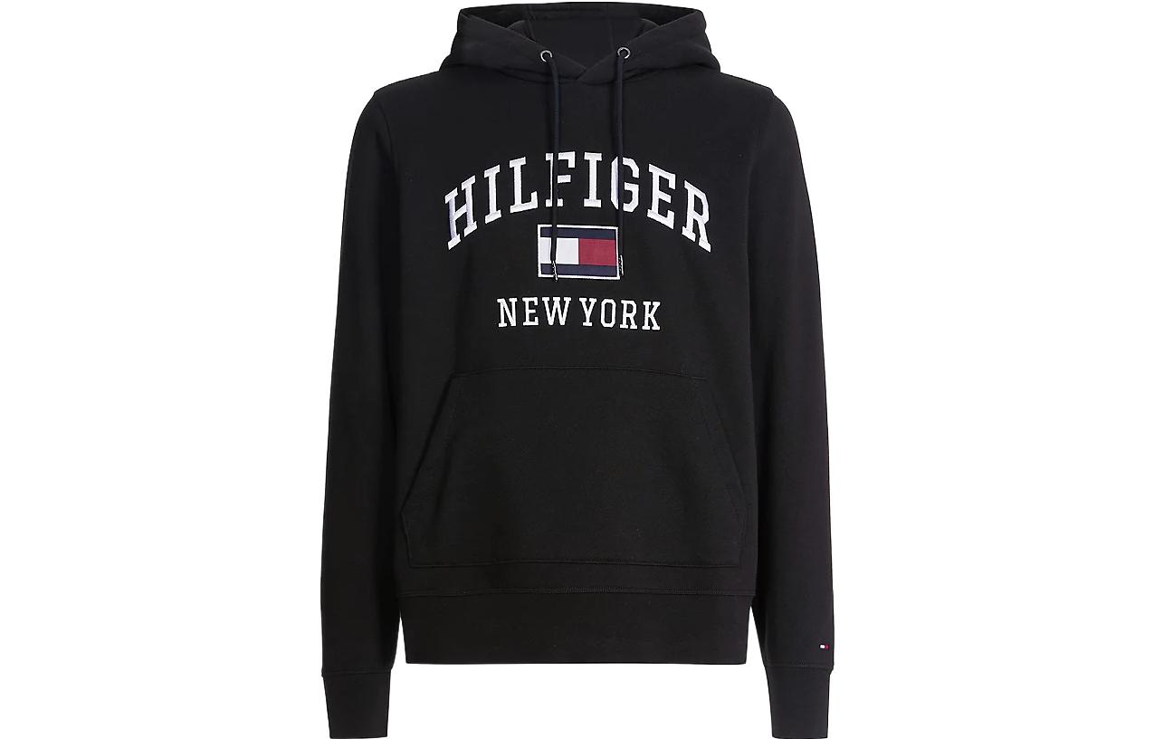 Tommy Hilfiger Sweatshirts Men's Dark Blue Hooded Moderate Regular