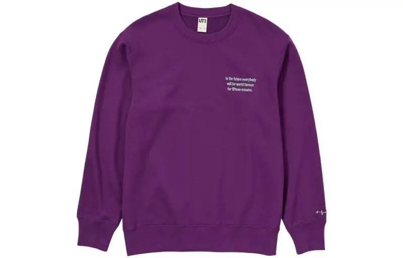 UNIQLO FW22 Sweatshirt Unisex Purple