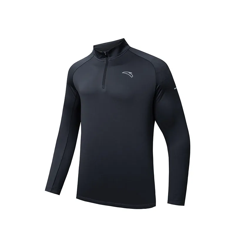 Anta Running Collection Running T Shirt Men's Indigo Ink Gray