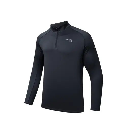 Anta Running Collection Running T Shirt Men's Indigo Ink Gray