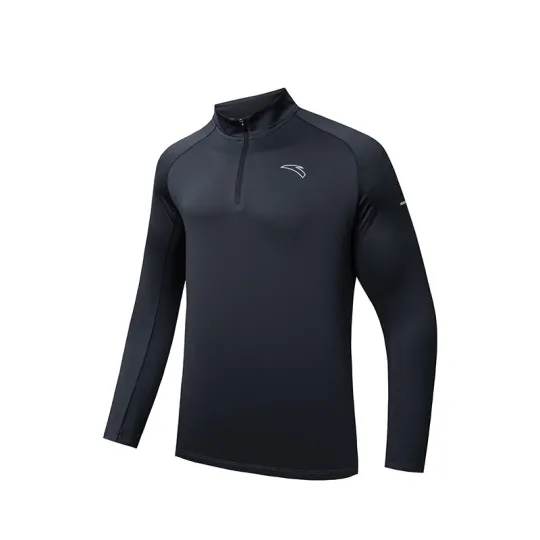 Anta Running Collection Running T Shirt Men's Indigo Ink Gray