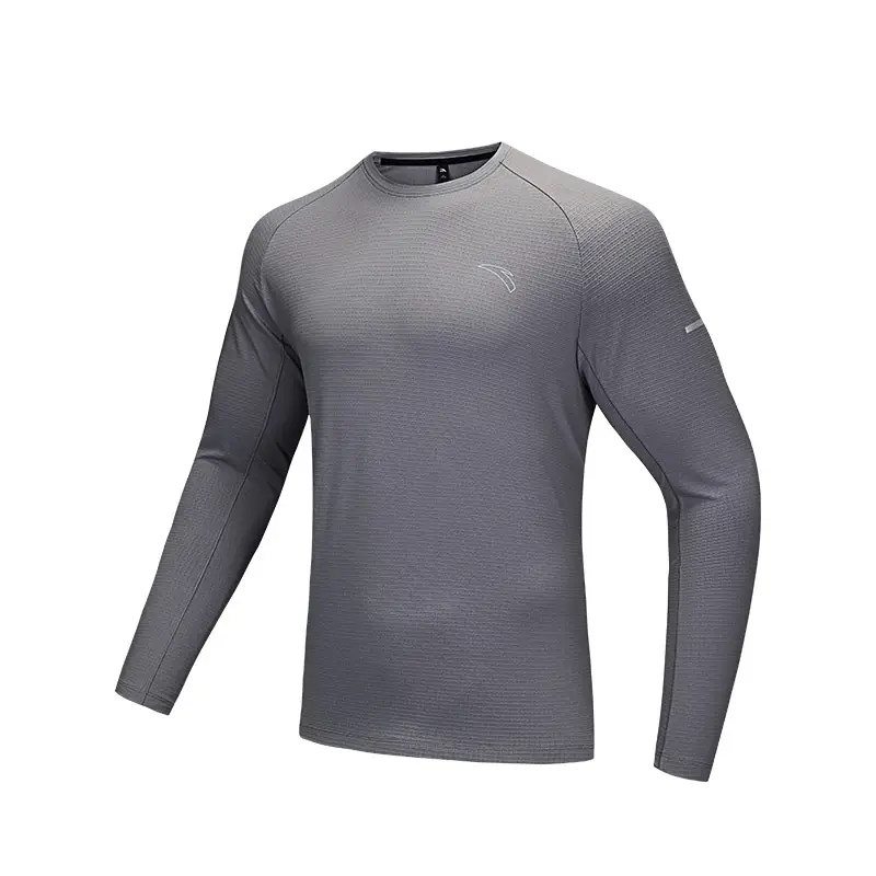 ANTA T Shirts Men's Pigeon Gray Crew Neck