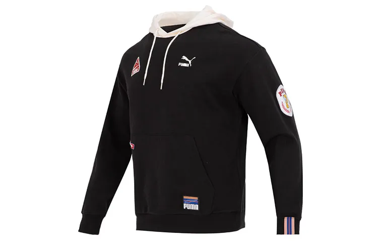 PUMA TEAM BADGE Pre Spring Sweatshirt Unisex Black