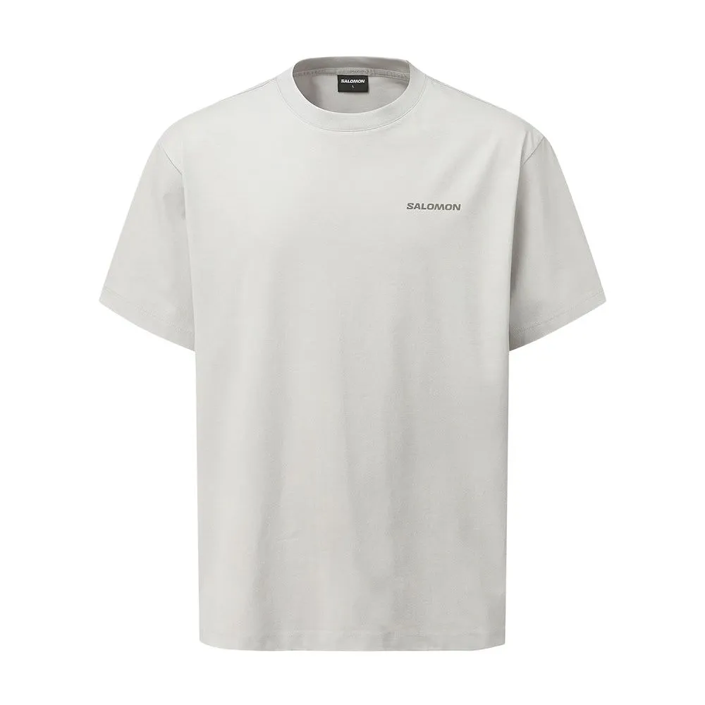 SALOMON UNI T Shirt Unisex Warm Gray