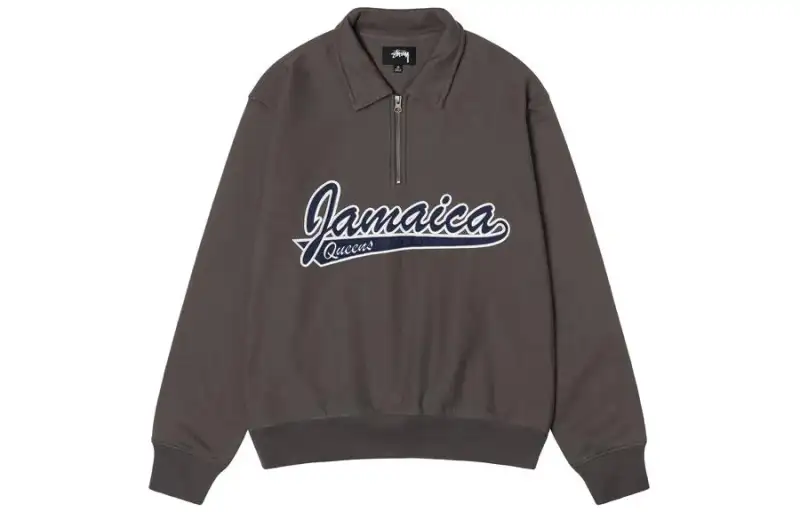 Stussy X Denim Tears Half Zip Fleece