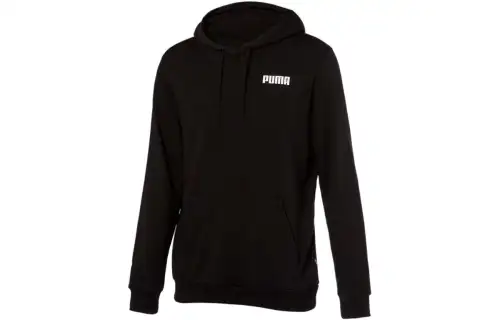 PUMA AOP Sweatshirts Men's Black Hooded Moderate Regular