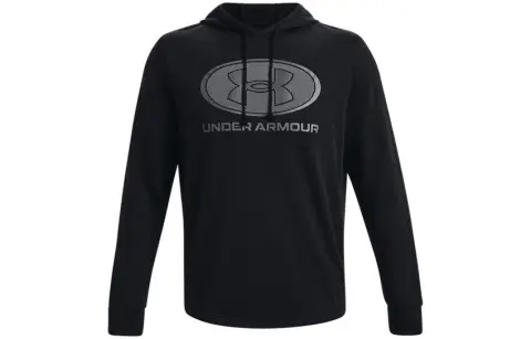 Under Armour Rival Sweatshirts Men's Black Hooded Moderate Regular