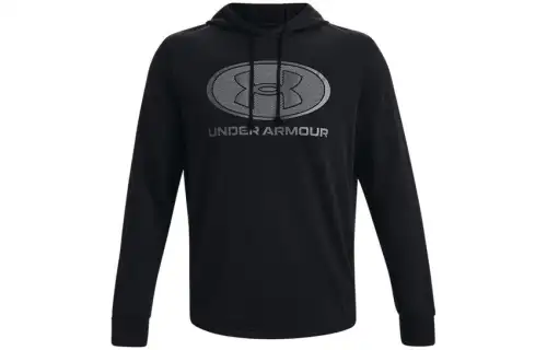 Under Armour Rival Sweatshirts Men's Black Hooded Moderate Regular