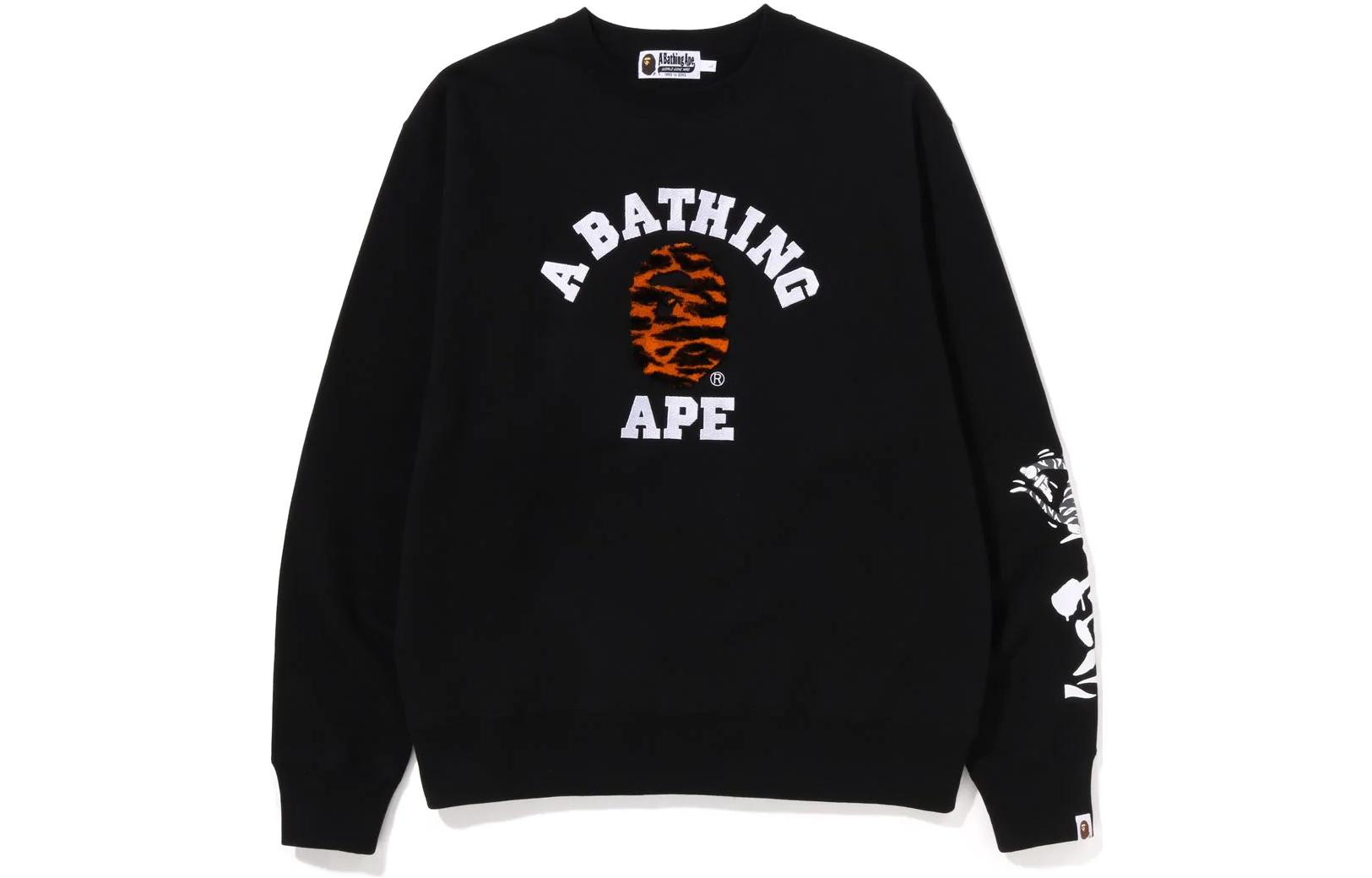 Мужской свитшот A BATHING APE A BATHING APE Bape Logo (серый)