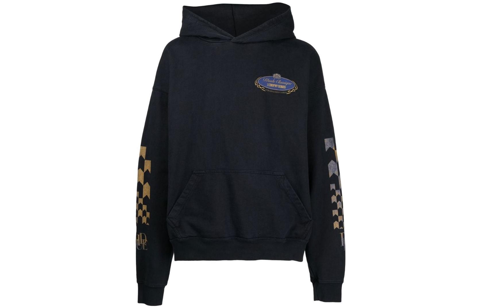 Мужское худи RHUDE (черное)