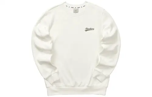 Skechers Sweatshirts Unisex Marshmallow White/0074 Crew Neck Moderate Other