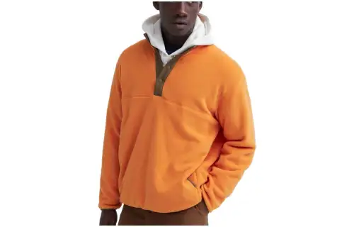 UNIQLO Sweatshirt Men's Orange Yellow