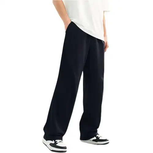 Anta Life Collection Knitted Sweatpants Unisex Basic Black 3