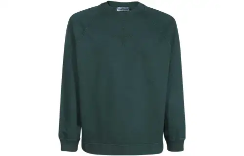 STONE ISLAND Sweatshirts Men's Green Crew Neck Moderate Regular