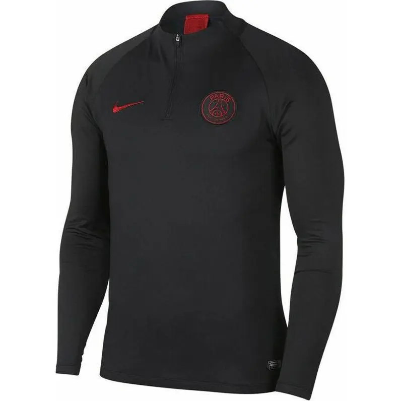 Nike Sweatshirts Men's Black Crew Neck Moderate Straight Fit
