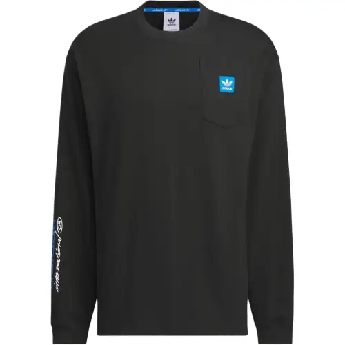 Adidas Originals CITY SKATE LONG SLEEVE T Shirt Men's Black