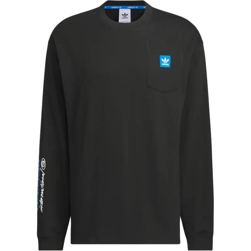 Adidas Originals CITY SKATE LONG SLEEVE T Shirt Men's Black
