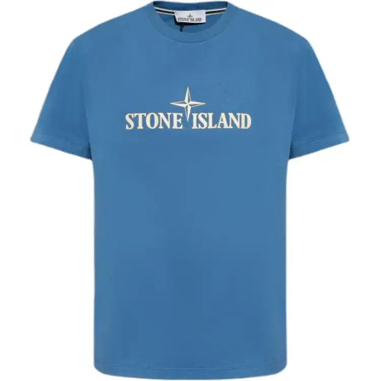 STONE ISLAND Compass print Cotton T shirt