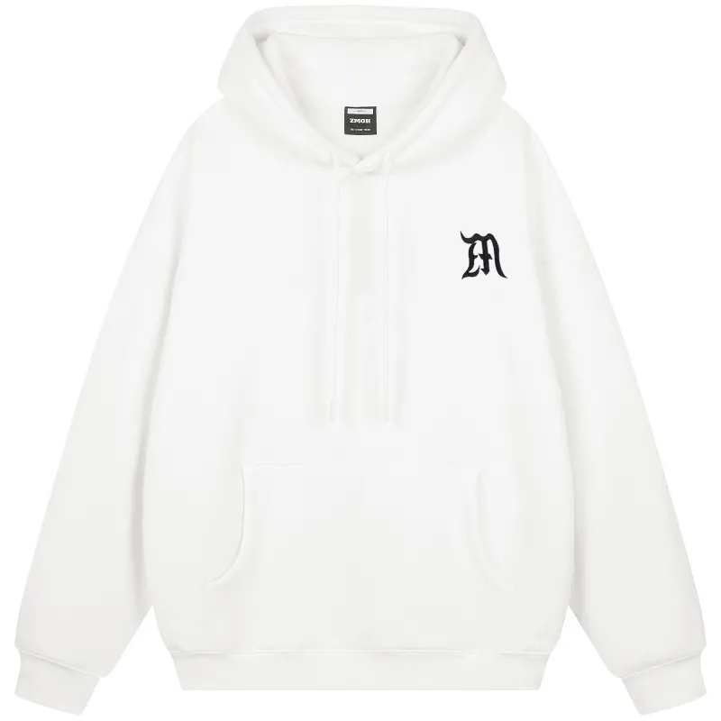 ZMOH Sweatshirts Unisex Hooded Thickened Regular