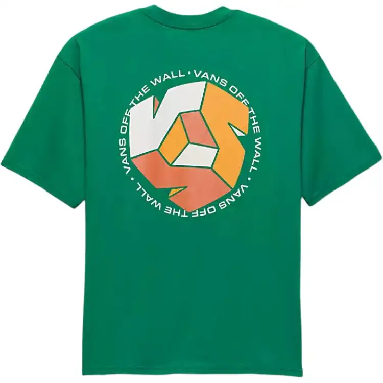 Vans Cycle V T Shirt Men's Emerald Green