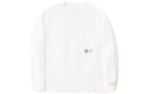 New Balance Sweatshirts Men's White Crew Neck Moderate Regular