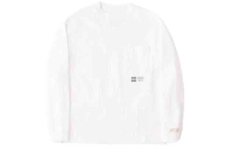 New Balance Sweatshirts Men's White Crew Neck Moderate Regular
