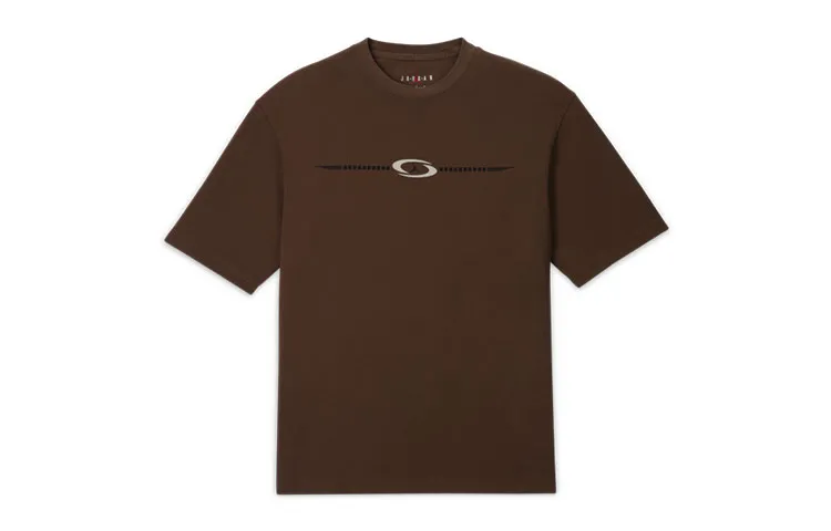 Jordan x Travis Scott T Shirt Men's Horsehair Brown