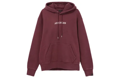 Jordan Sweatshirts Men's Red Hooded Moderate Regular