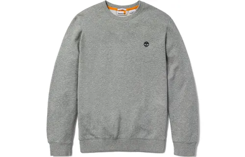 Timberland Sweatshirts Men's Medium Heather Gray Crew Neck Moderate Regular