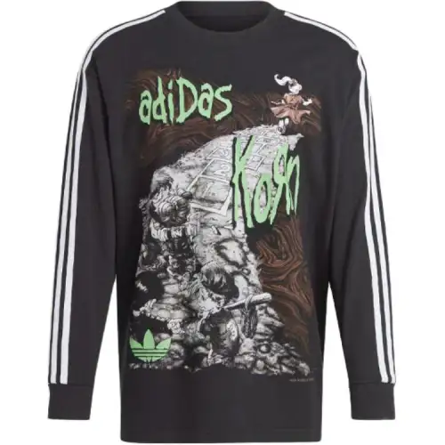 adidas originals X KORN Long Sleeve Shirt Black