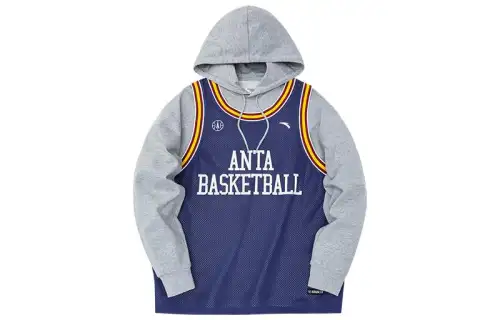 Anta Sweatshirt Men's Gray Heather Gray