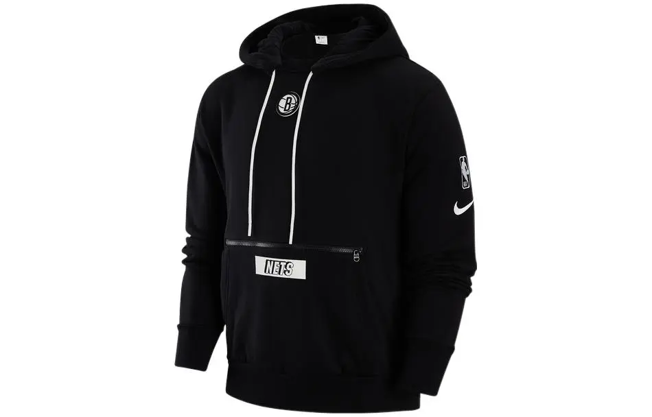Nike Nba Brooklyn Nets Courtside Fleece Loose Fit Hoodie