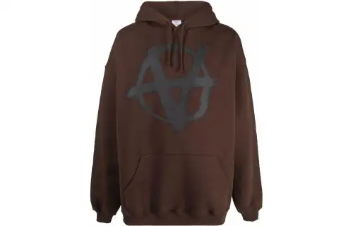 Vetements Sweatshirts Unisex Umber Hooded Moderate Regular