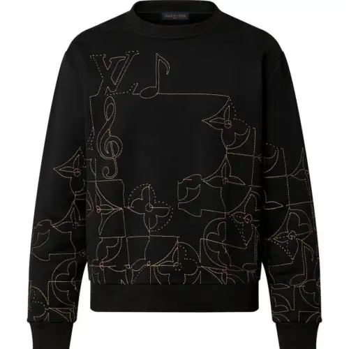 LOUIS VUITTON FW22 Sweatshirt Men's Black
