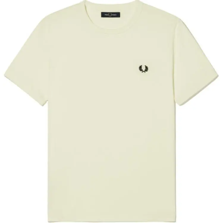 FRED PERRY T Shirts Men's Lemon Crew Neck