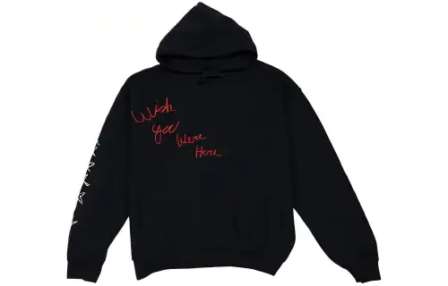Travis Scott Sweatshirts Unisex Black Hooded Moderate Other