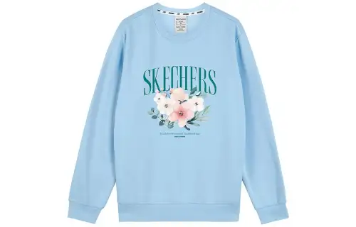 Skechers Colorful Sweatshirts Unisex Crew Neck Moderate Regular