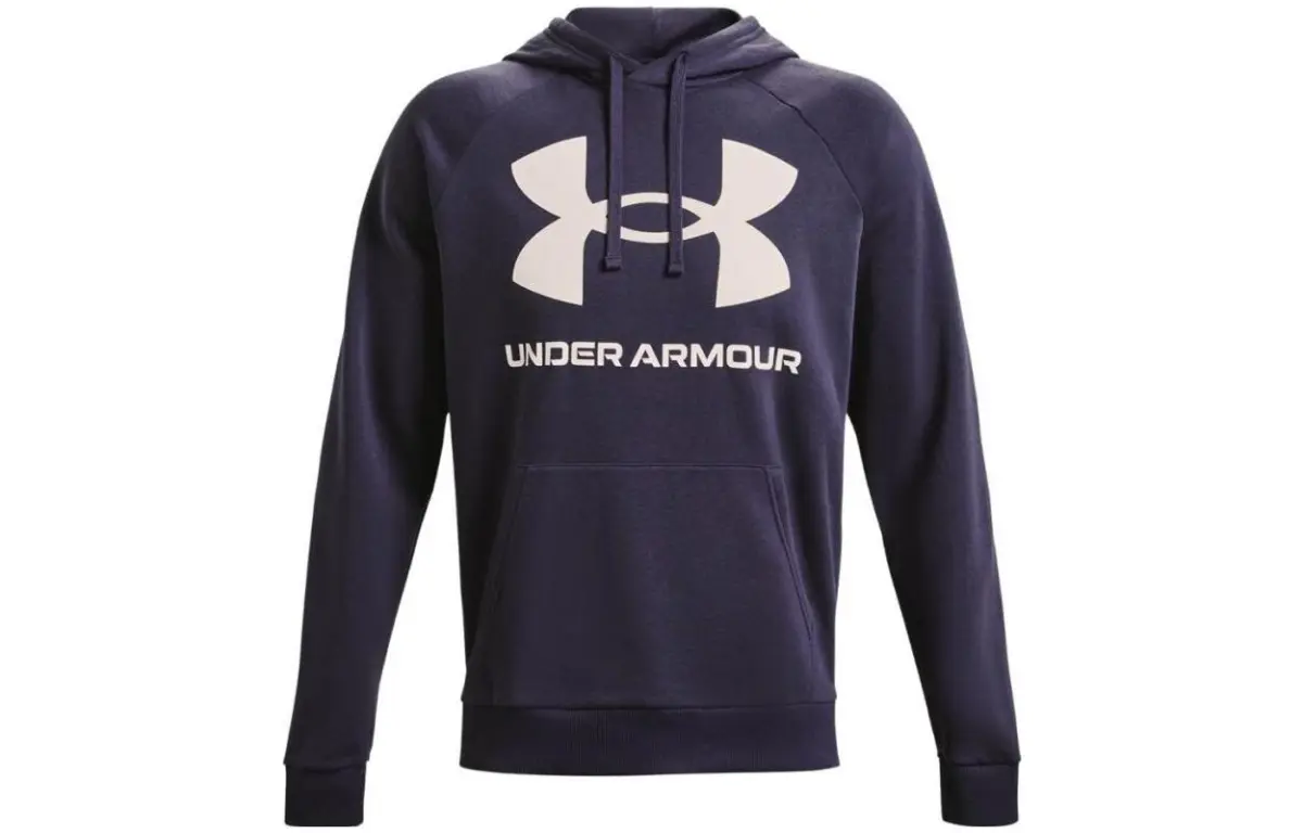 Under Armour Sweatshirts Men's Purple Hooded Moderate Regular
