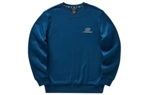 Skechers Sweatshirts Unisex Poseidon Blue/00H1 Crew Neck Moderate Other
