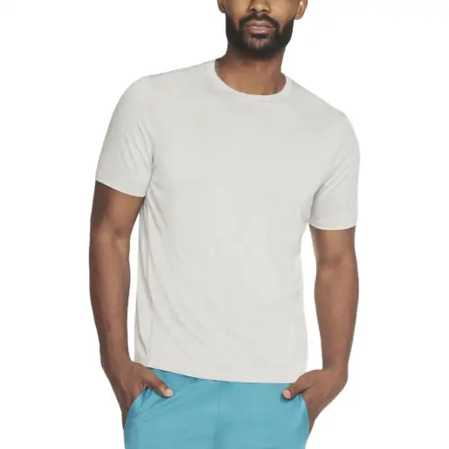 Skechers GO DRI Charge Tee T Shirt Men's White