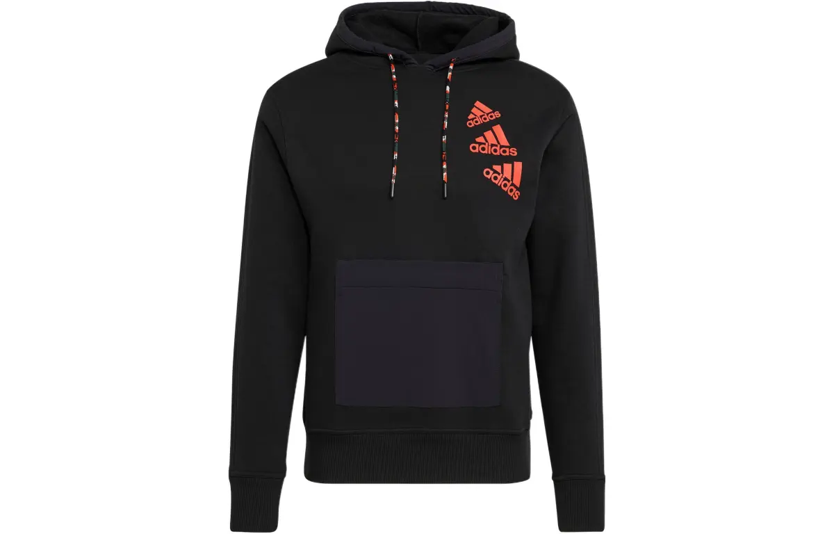 Adidas Sweatshirts Unisex Black Crew Neck Moderate Regular
