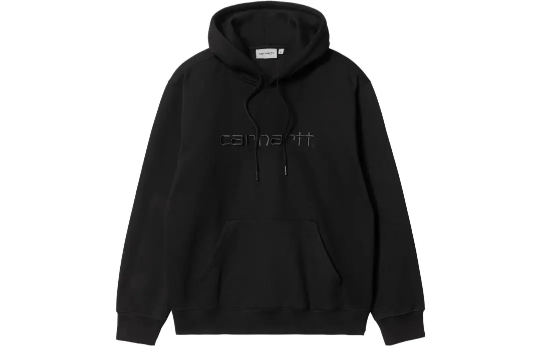Carhartt WIP Logo Embroidered Drawstring Hoodie